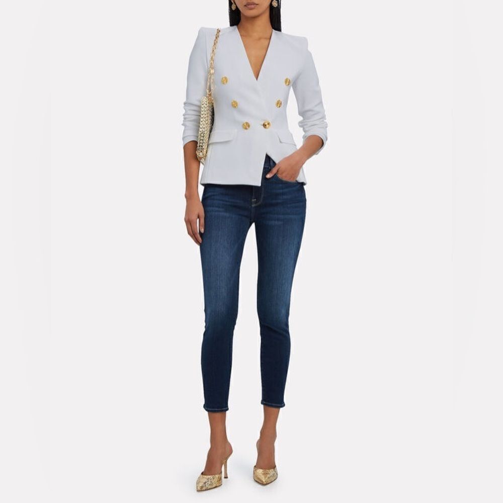 FRAME SIZE 25 Le Skinny de Jeanne Jeans crop jean pants denim high rise waisted